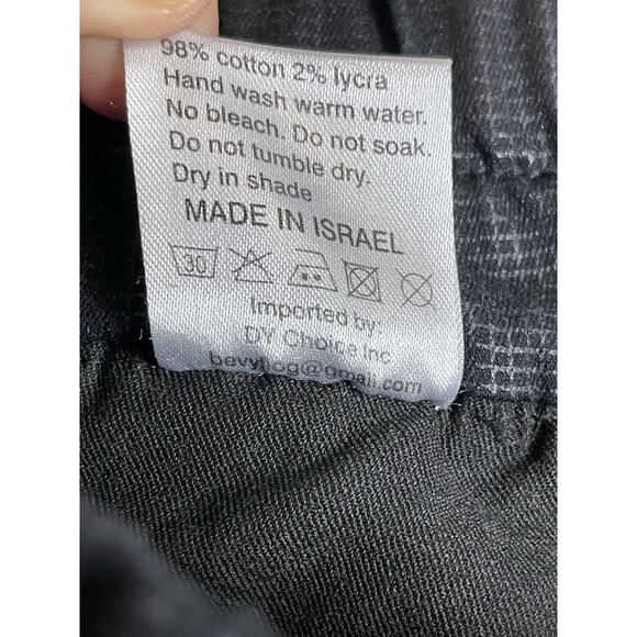 Bevy Flog Pants Womens 29 Blue Striped Elastic Waist Drawstring Stretch Slim Fit - Picture 11 of 14